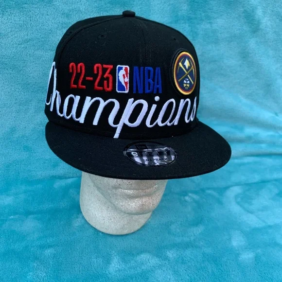 New Era NBA Men's Denver Nuggets 2023 NBA Finals Champions 9FIFTY Snapback Hat - Picture 1 of 10